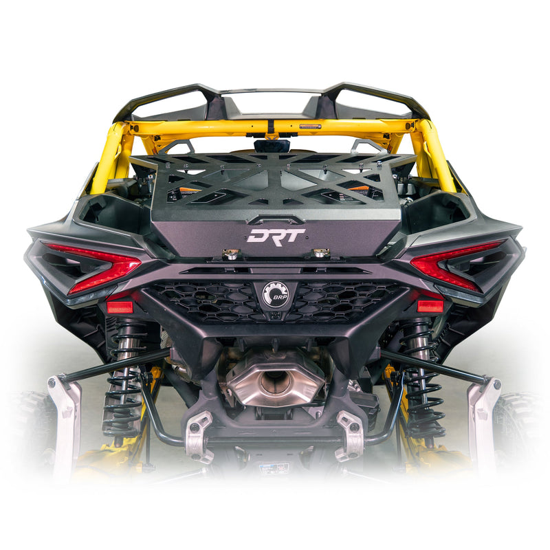 Load image into Gallery viewer, Maverick R tire rack fits 2024+ models, supports up to 35″ spare tire securely