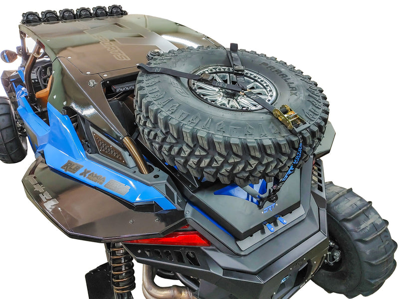Load image into Gallery viewer, DRT RZR Pro R / Turbo R / Pro XP 2022+ Oversize Tire Carrier Mount Accessory
