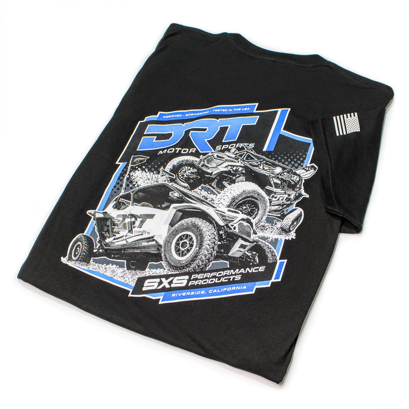 Load image into Gallery viewer, Back view of a classic short-sleeve tee in black
