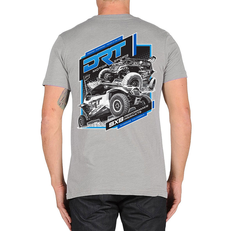 Load image into Gallery viewer, Simple grey tee with a clean silhouette back