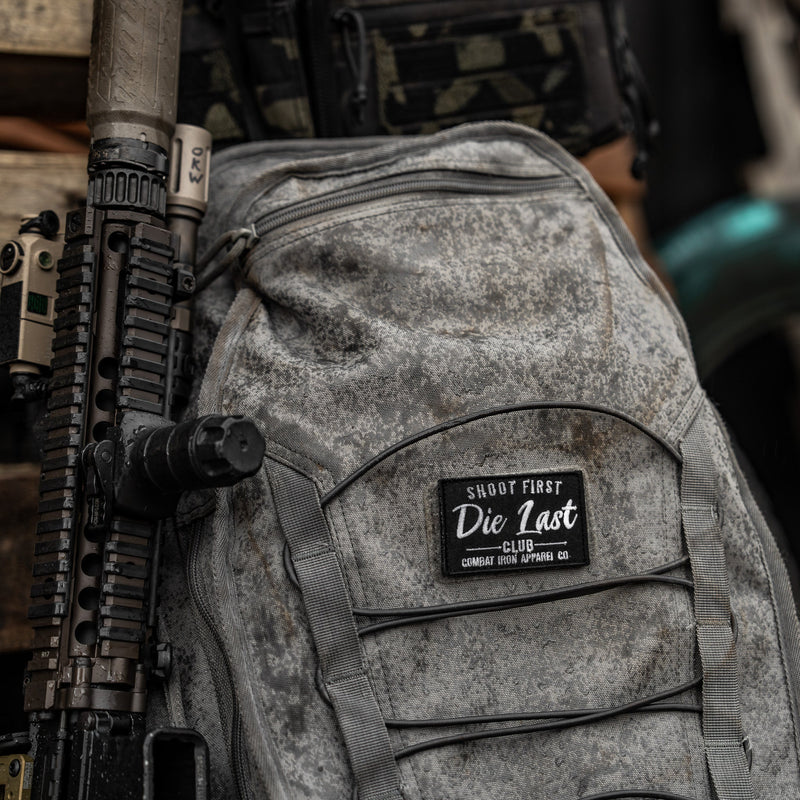Load image into Gallery viewer, Shoot First. Die Last Club Velcro Patch