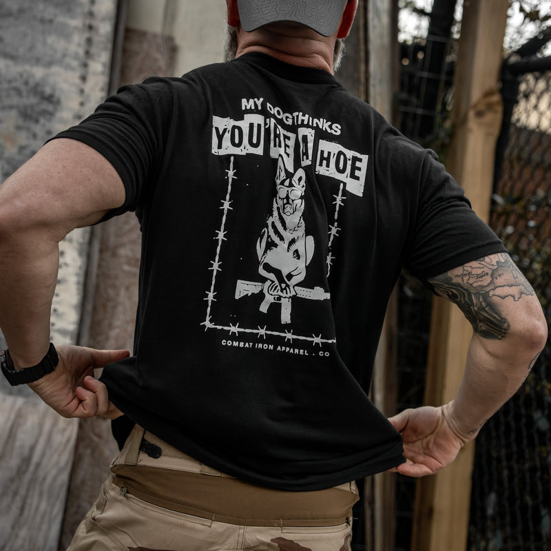 Load image into Gallery viewer, My Dog Thinks You're A Hoe Men's T-Shirt