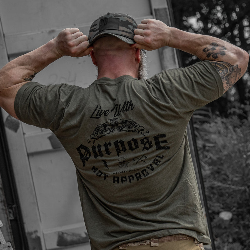 Load image into Gallery viewer, Live With Purpose. Not Approval Men's T-Shirt