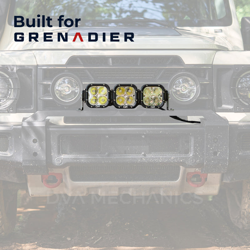 Load image into Gallery viewer, INEOS Grenadier: Front Bumper 3-Light Bar