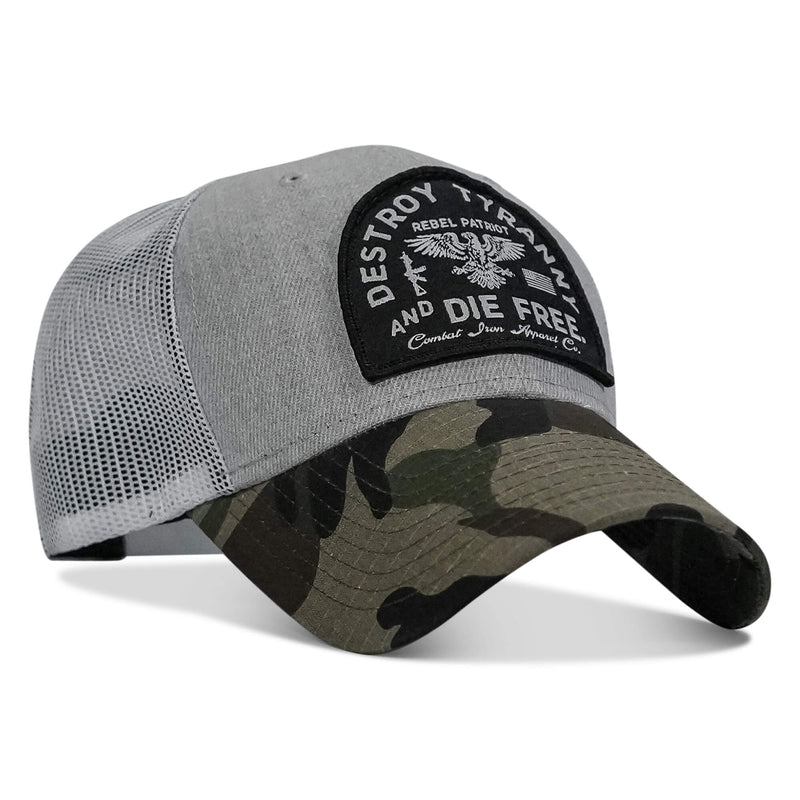 Load image into Gallery viewer, Destroy Tyranny and Die Free Patch Snapback
