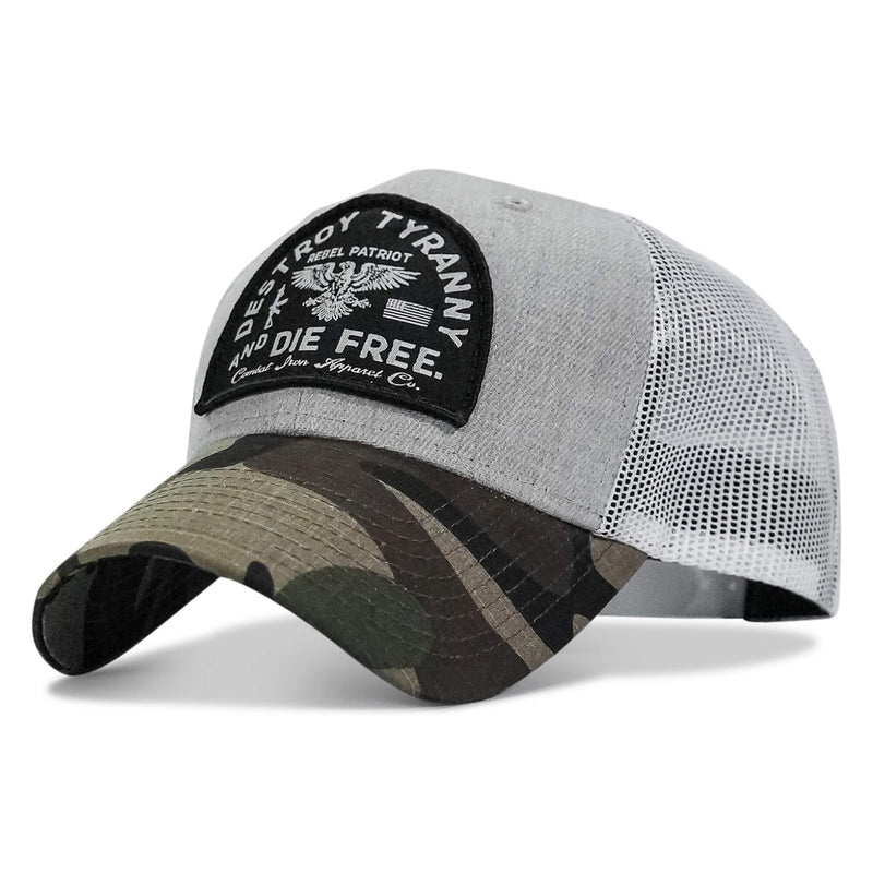 Load image into Gallery viewer, Destroy Tyranny and Die Free Patch Snapback