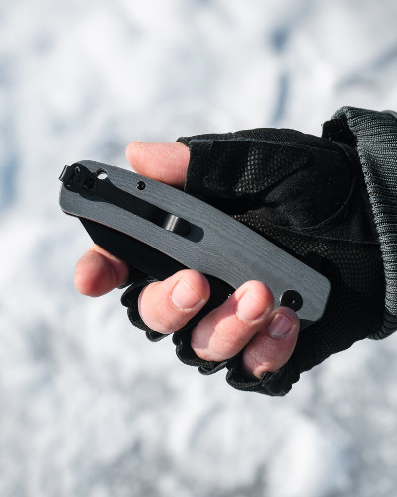 Load image into Gallery viewer, The Clip Point Folding Pocket Knife Giftset for Men and Women (Black and Orange)