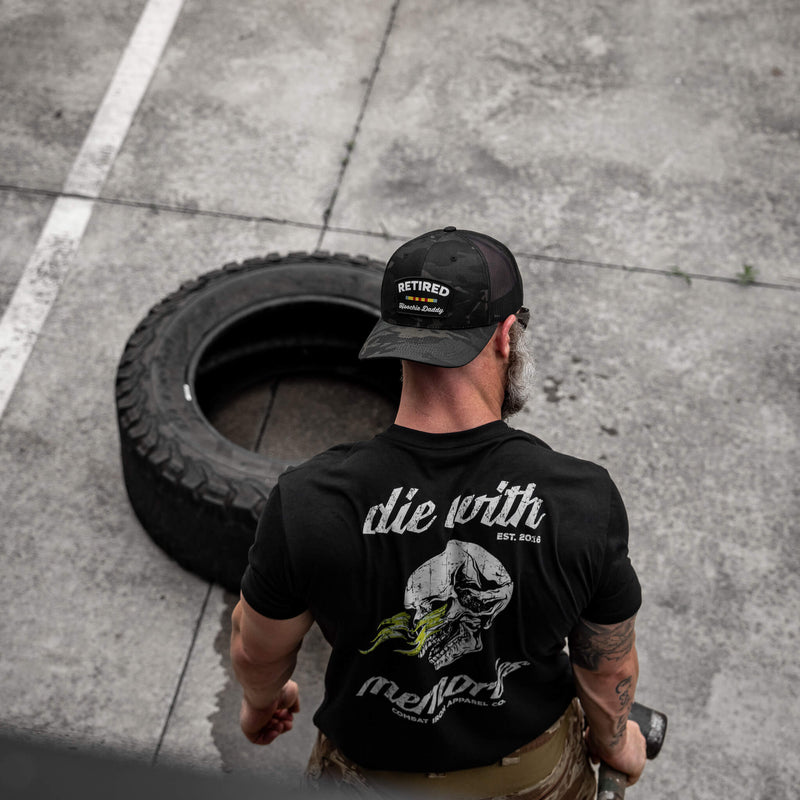 Load image into Gallery viewer, Retired Hoochie Daddy Veteran Patch Snapback Hat