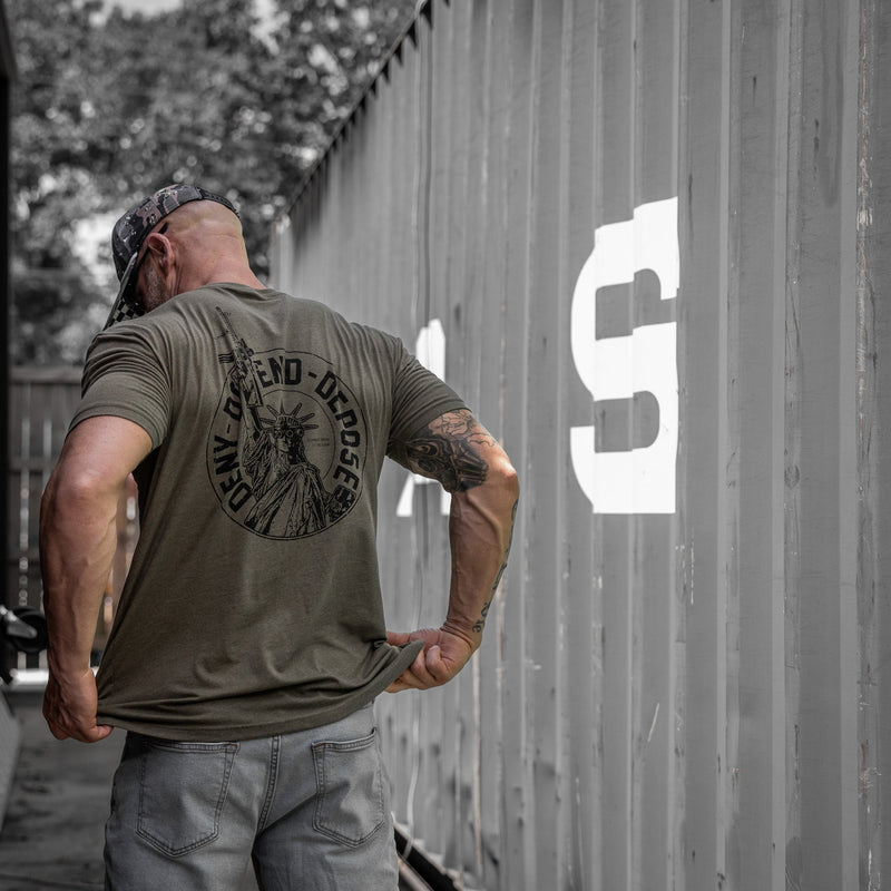Load image into Gallery viewer, Deny. Defend. Depose Men's T-Shirt