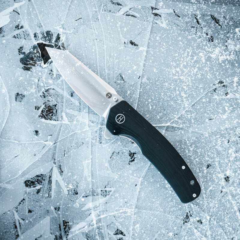 Load image into Gallery viewer, The Clip Point Folding Pocket Knife Giftset for Men and Women (Silver and Black)