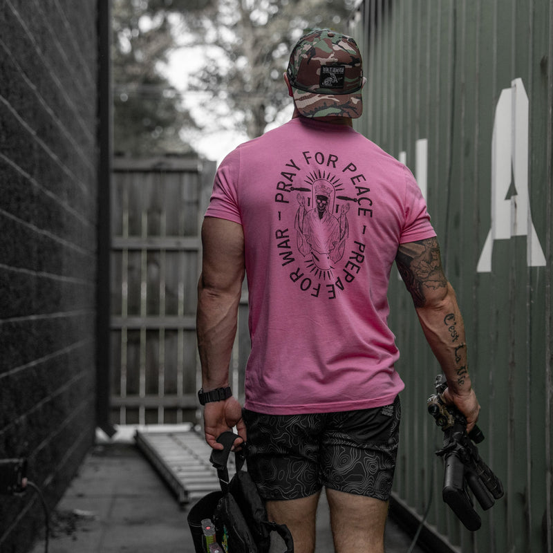 Load image into Gallery viewer, Pray For Peace. Prepare For War. Men's T-Shirt