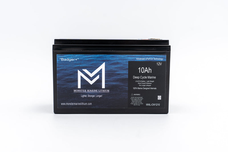 Load image into Gallery viewer, 12v 10Ah Monster Marine Lithium Deep Cycle