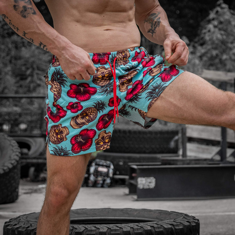 Load image into Gallery viewer, Mid Thigh Mesh Training / Lifestyle Shorts | 5"