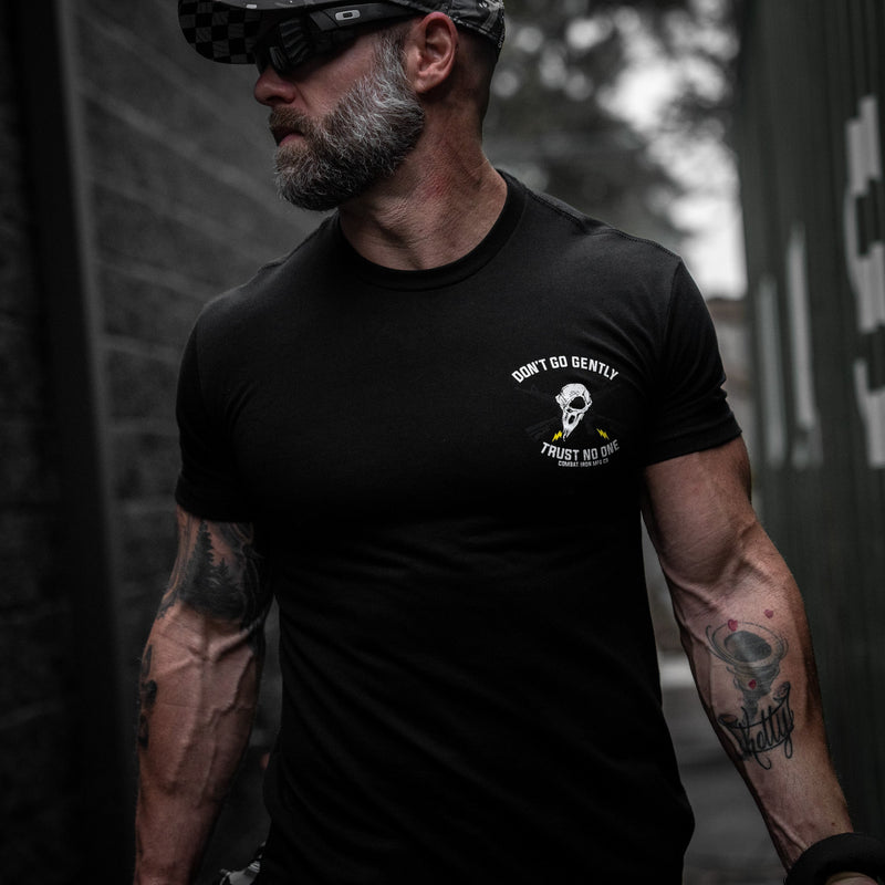 Load image into Gallery viewer, Don't Go Gently. Trust No One Men's T-Shirt