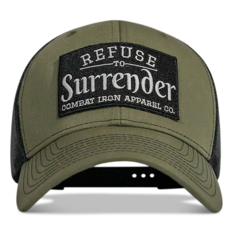 Load image into Gallery viewer, Refuse To Surrender B/W Patch Snapback Hat
