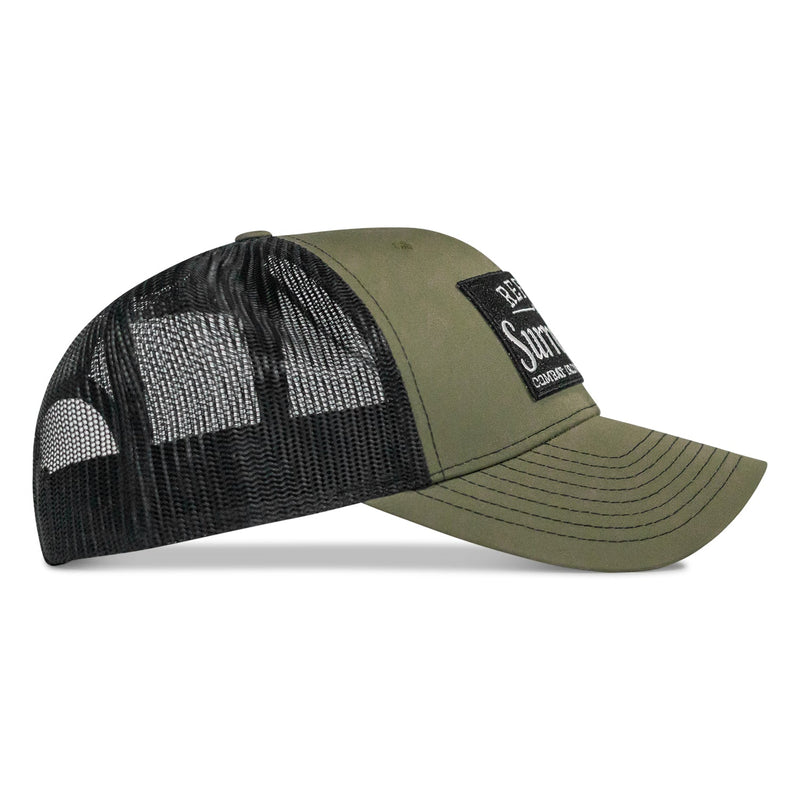 Load image into Gallery viewer, Refuse To Surrender B/W Patch Snapback Hat