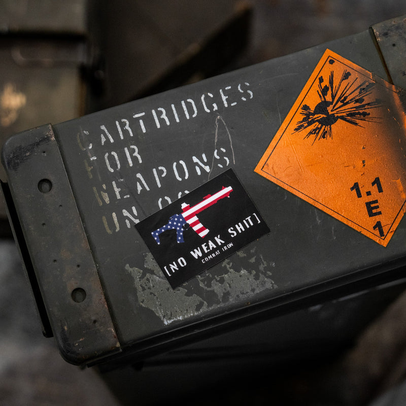 Load image into Gallery viewer, No Weak Shit USA Decal