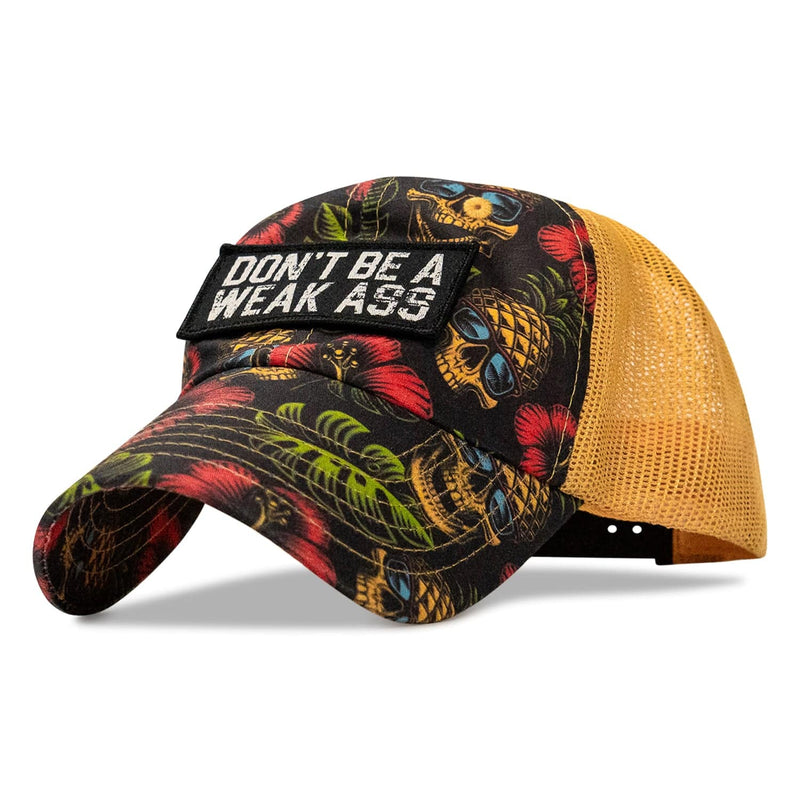 Load image into Gallery viewer, Don't Be A Weak Ass Patch Tactical Ripstop Mesh Snapback Hat