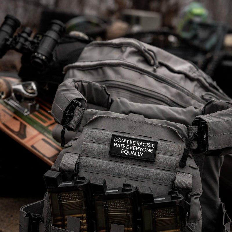 Load image into Gallery viewer, Don't Be Racist. Hate Everyone Equally. Velcro Patch