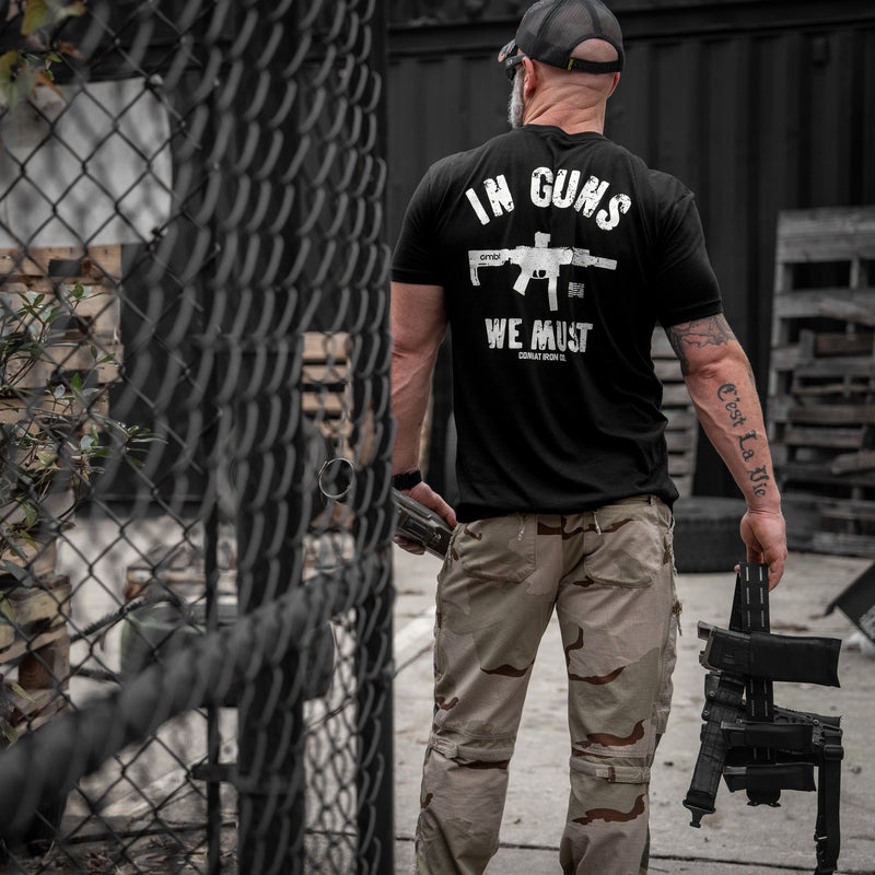 Load image into Gallery viewer, In Guns We Must Men's T-Shirt