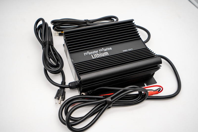 Load image into Gallery viewer, Dual 12v & 24v marine waterproof lithium charger