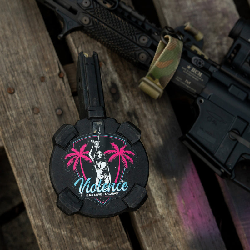 Load image into Gallery viewer, Violence Is My Love Language Decal