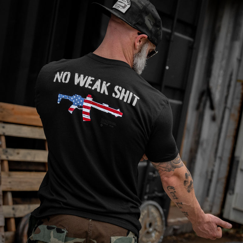 Load image into Gallery viewer, No Weak Shit Rifle Men's T-Shirt