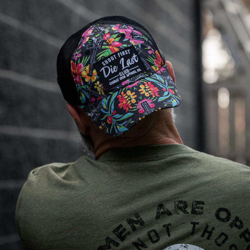 Load image into Gallery viewer, Shoot First. Die Last. Club Patch Tactical Ripstop Mesh Snapback Hat
