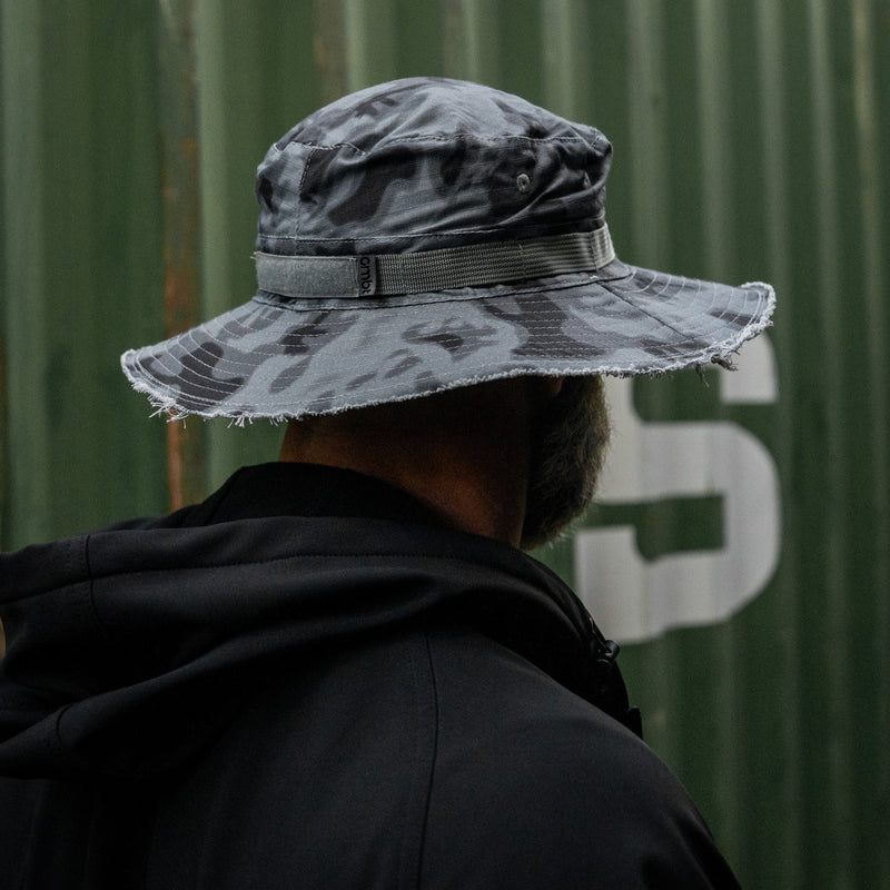 Load image into Gallery viewer, Distressed Ripstop Mid-Profile Tactical Boonie Hat