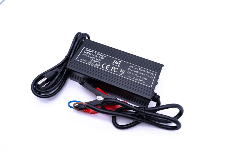 Load image into Gallery viewer, 12v 20A Non Waterproof Aluminum Charger (Alligator Clips)