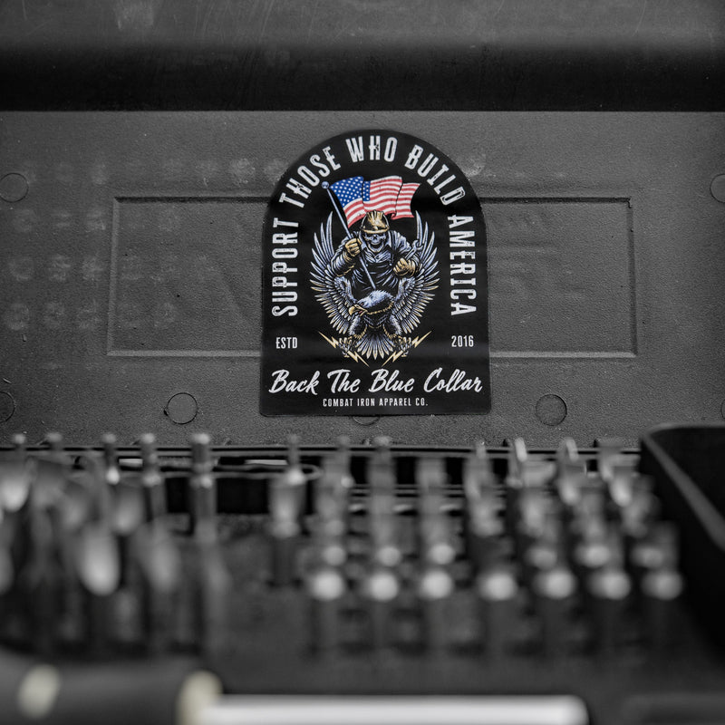Load image into Gallery viewer, Support Those Who Build America Decal Sticker