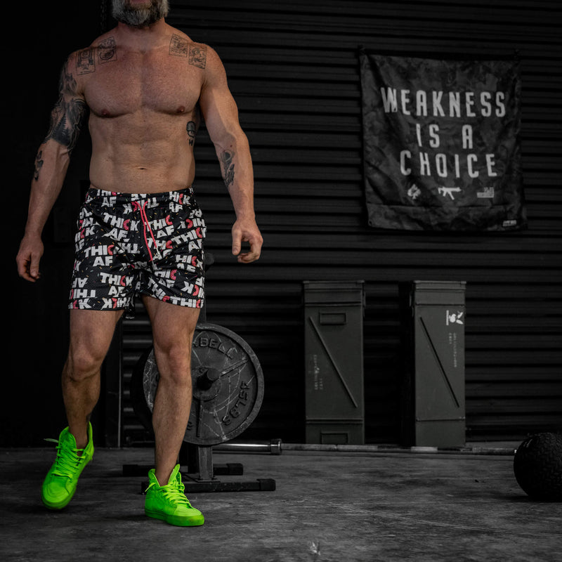Load image into Gallery viewer, Mid Thigh Mesh Training / Lifestyle Shorts | 5"