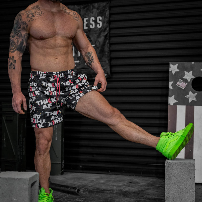 Load image into Gallery viewer, Mid Thigh Mesh Training / Lifestyle Shorts | 5"