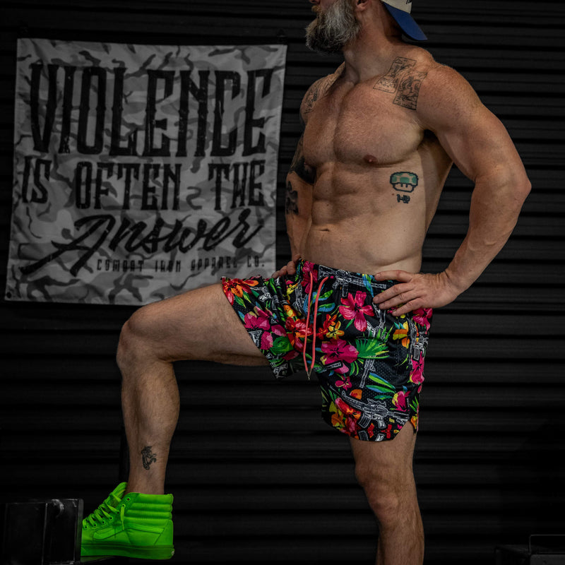 Load image into Gallery viewer, Mid Thigh Mesh Training / Lifestyle Shorts | 5"