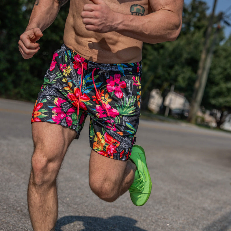 Load image into Gallery viewer, Mid Thigh Mesh Training / Lifestyle Shorts | 5"