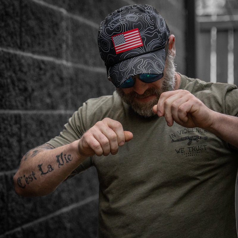 Load image into Gallery viewer, American Flag PVC Patch Waterproof Weekender Snapback