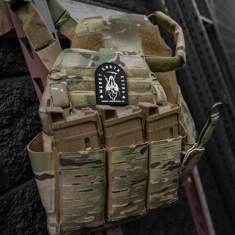 Load image into Gallery viewer, Mercy Costs Extra PVC Velcro Patch