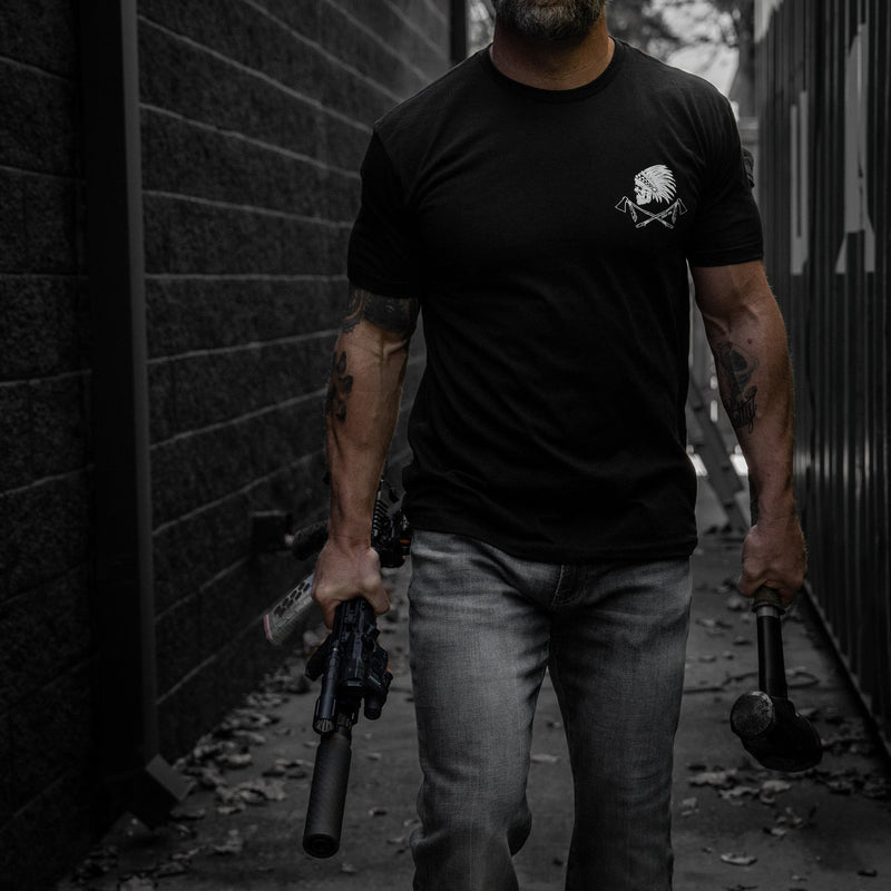 Load image into Gallery viewer, Live. Laugh. Violence. Men's T-Shirt