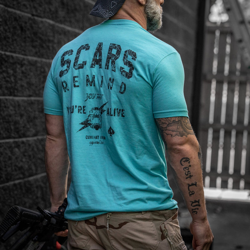 Load image into Gallery viewer, Scars Remind You That You're Alive Men's T-Shirt