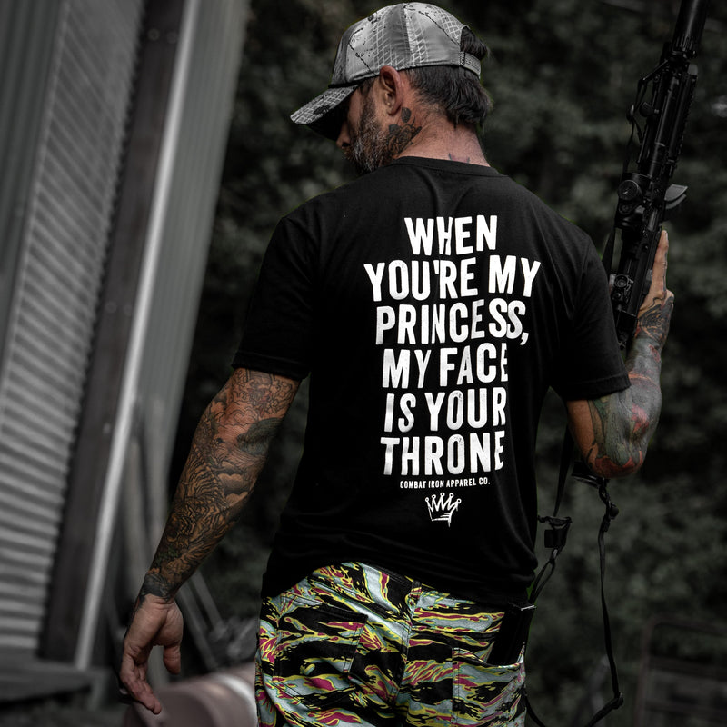 Load image into Gallery viewer, When You're My Princess, My Face Is Your Throne Men's T-Shirt
