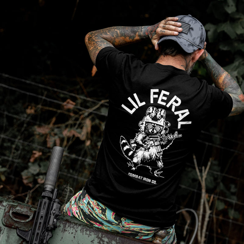 Load image into Gallery viewer, Lil Feral Raccoon Men's T-Shirt
