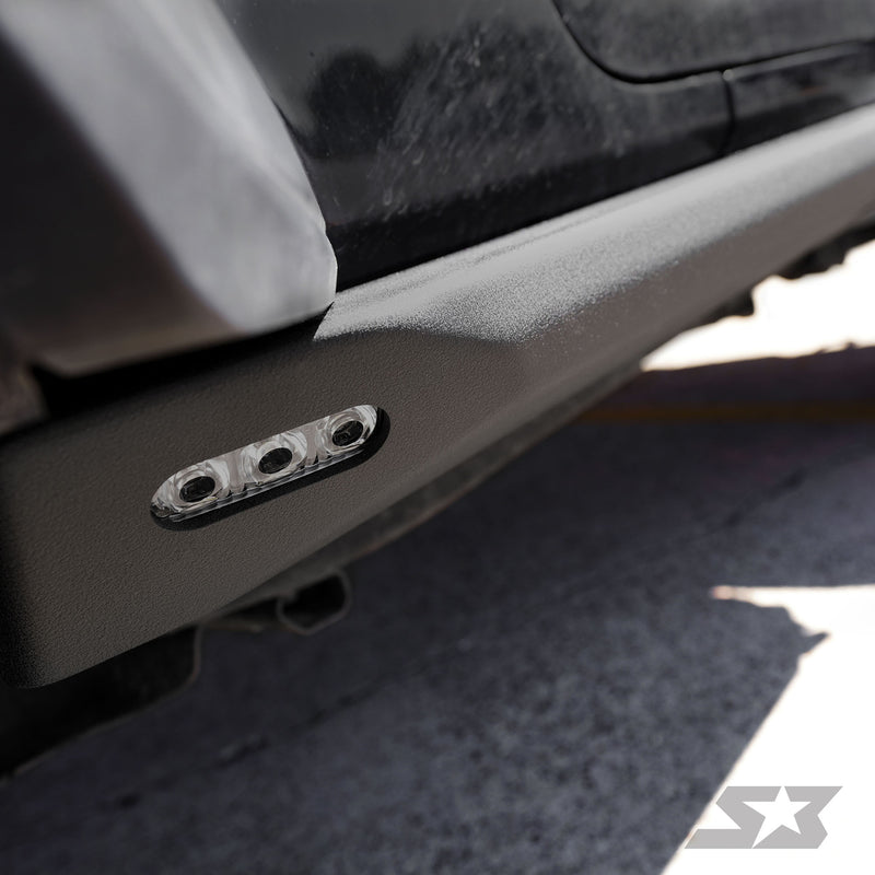 Load image into Gallery viewer, Jeep Wrangler JL "Ambush Series" Side Steps / Rock Sliders w/ Integrated LED Rock Lights