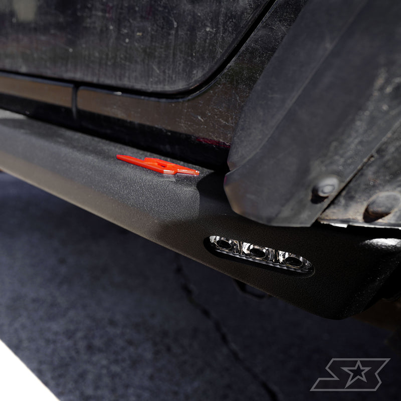 Load image into Gallery viewer, Jeep Wrangler JL "Ambush Series" Side Steps / Rock Sliders w/ Integrated LED Rock Lights
