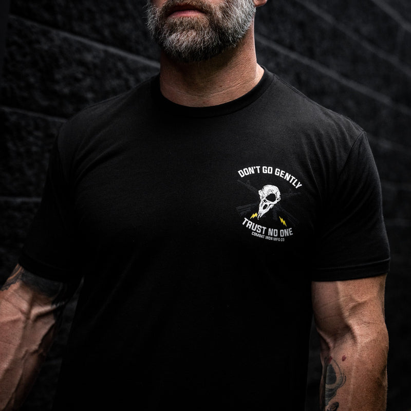 Load image into Gallery viewer, Don't Go Gently. Trust No One Men's T-Shirt