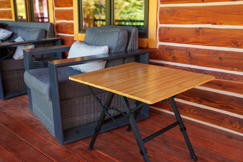 Load image into Gallery viewer, Foldable Bamboo Camping Table - Mountain Summit Gear