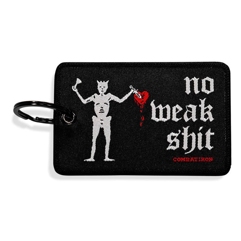 Load image into Gallery viewer, No Weak Shit Patch Keychain