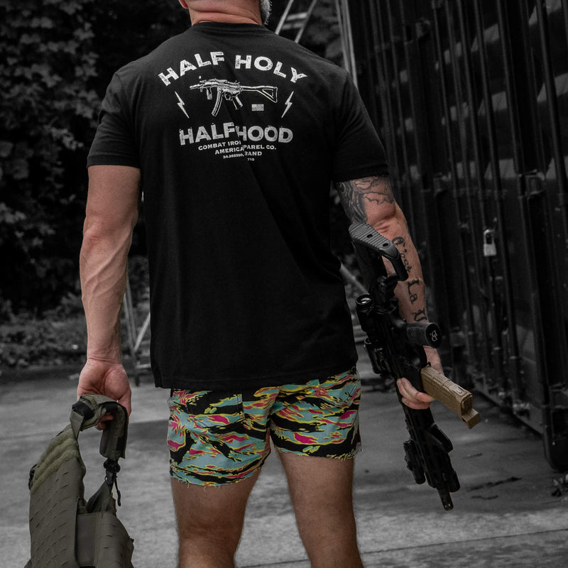 Load image into Gallery viewer, Half Holy. Half Hood Men's T-Shirt
