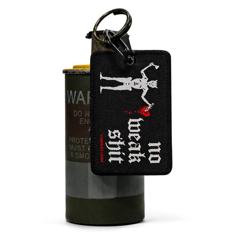 Load image into Gallery viewer, No Weak Shit Patch Keychain
