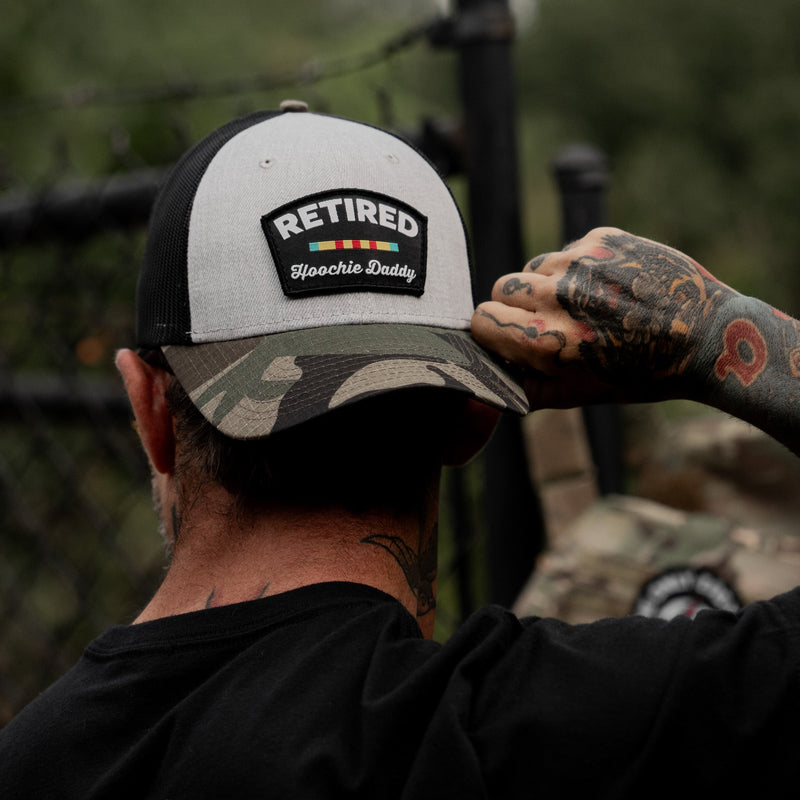 Load image into Gallery viewer, Retired Hoochie Daddy Ribbons Patch Original Ripstop Snapback Hat