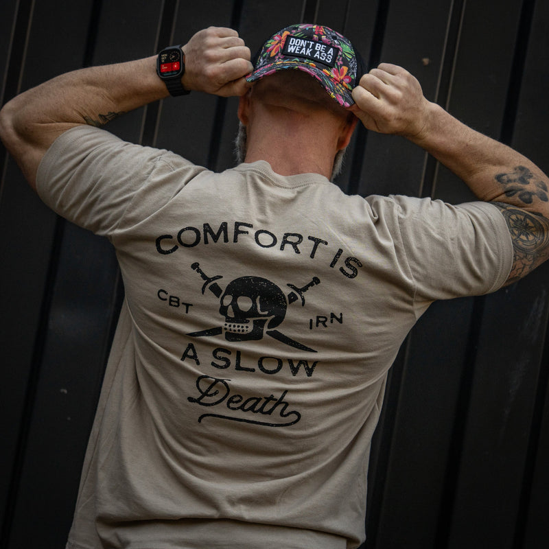 Load image into Gallery viewer, Comfort Is A Slow Death Men's T-Shirt